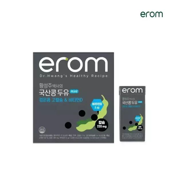 상품 이미지: 이롬 황성주 국산콩두유 PLUS 검은콩 고칼슘&비타민D 190ml x 16개