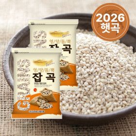 상품 이미지: 삼원농산 국내산 늘보리-10kg (5kg/2개) - 2026년 햇 보리