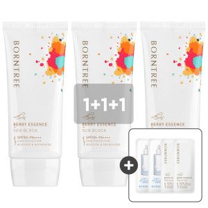 상품 이미지: 1+1+1 눈시림 백탁 끈적임없는/베리에센스 선크림50ml SPF50+PA++++ 샘플증정
