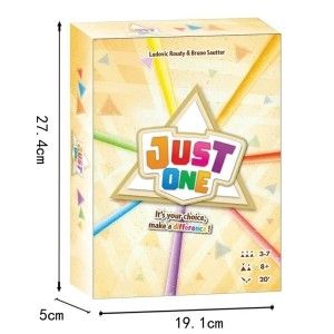 상품 이미지: 몽테조이 Just One Party Game - 어린이와 성인을 매력적인 보드 게임 | 3~7인 가족 및 친구 모임