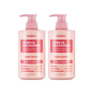 상품 이미지: 쿤달 보습 퍼퓸 바디로션 5종 500ml 2개 /48시간 보습/5가지향 택1