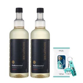 상품 이미지: (10%결제할인)(1+1)불스원샷 시그니처 연료첨가제 500ML 2종택1(휘발유 경유) +불키 키링 포돌이 물티슈