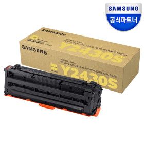 상품 이미지: 삼성 정품토너 CLT-Y2430S / 노랑 / 1500매 / SL-C2410 C2420 C3020 X2470