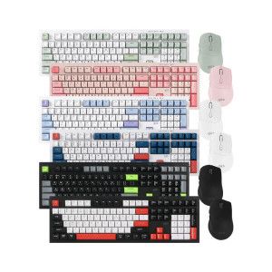 상품 이미지: 지클릭커 오피스프로 WMK50 사일런스 M 무소음 무선 블루투스 108 키보드 마우스 세트