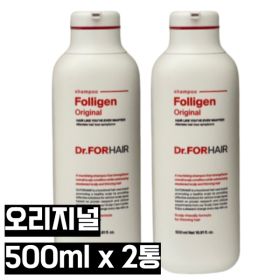상품 이미지: 닥터포헤어 폴리젠 오리지널 샴푸 500ml x 2개