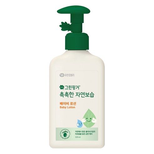 상품 이미지: 그린핑거 촉촉한 자연보습 베이비로션, 320ml, 1개
