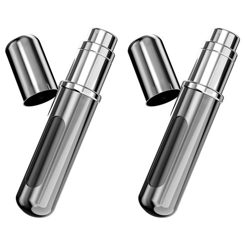 상품 이미지: 소이소이 펌핑식 향수 리필 공병 6ml, 실버, 2개