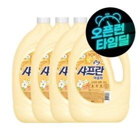 상품 이미지: 기분좋은향기 샤프란 섬유유연제 소프트코튼 3.1L 4개