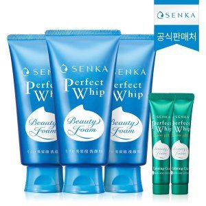 상품 이미지: 센카 퍼펙트휩 120g 3개 + 카밍 시카 15g 2개