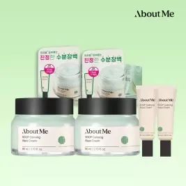 상품 이미지: [사은품증정]어바웃미 숲 진정 수분크림 기획세트 80ml 2개 +10ml 2개(임박특가261116)