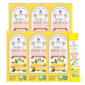 상품 이미지: 100% 유기농 리얼 레몬즙 20g 14포 X 6박스(총84포)