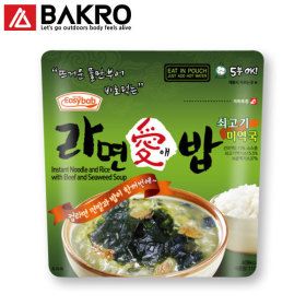상품 이미지: 라면애밥 쇠고기 미역국맛 전투식량 도시락 즉석밥