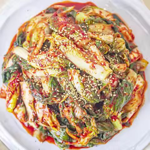 상품 이미지: 고춧가루까지 국산 재료만 사용한 감칠맛 전라도 단배추 얼갈이김치 1 - 5kg