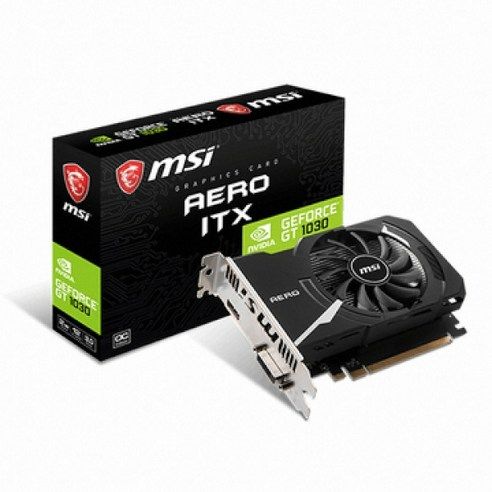 상품 이미지: MSI 지포스 GT1030 에어로 ITX OC D4 2GB