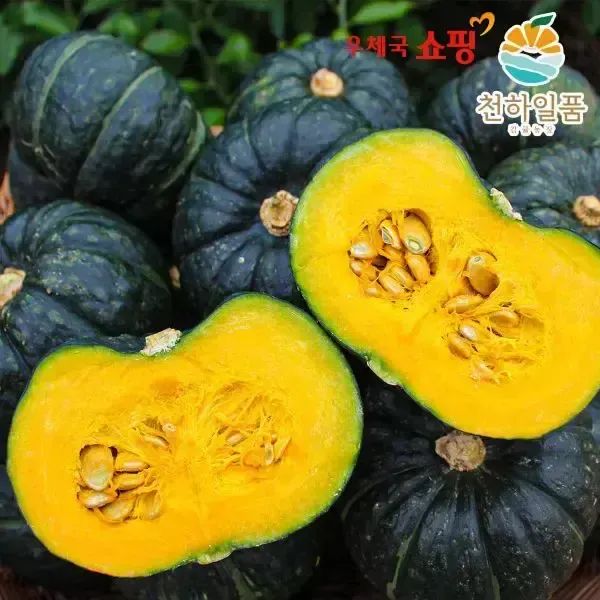 상품 이미지: [우체국쇼핑] 26년 제주 산지 첫발송 천하일품 제주 미니 (밤)단호박 2kg (특품 3-9수) 2개 구매시 5kg 발송
