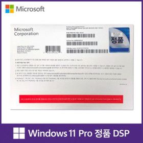 상품 이미지: Microsoft Windows 11 Pro DSP 64bit 한글