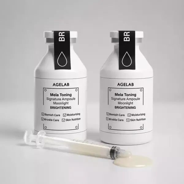상품 이미지: [1.+1] 에이지랩 기미잡티&비타민 멜라토닝 앰플 (총2개) + 알로에수딩젤 300ml 증.정