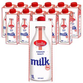 상품 이미지: 믈레코비타 리솔라 수입 멸균우유 1000ml 12개입 폴란드 우유