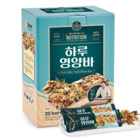 상품 이미지: 호정가 하루영양바 (20개입) / 견과류 가득 프리미엄 뉴트리션바