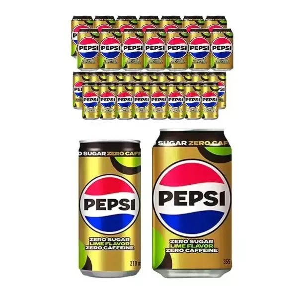상품 이미지: 펩시 제로슈거 라임향 제로카페인 올인원팩 (210ml, 18입 +355ml, 15입), 1개