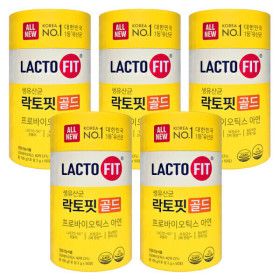 상품 이미지: 종근당건강 락토핏 골드 (리뉴얼)  2g x 50포 x 5통(250일분) HI