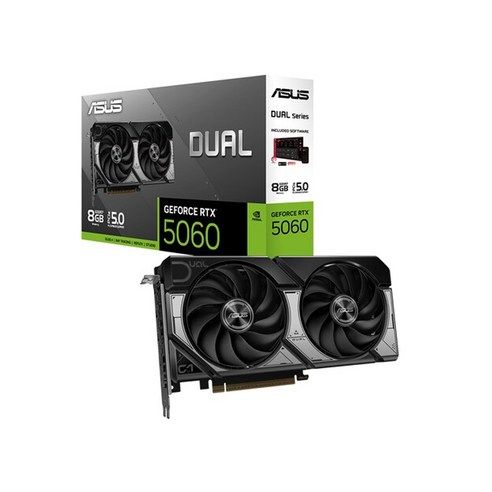 상품 이미지: ASUS DUAL 지포스 RTX 5060 D7 8GB 인텍앤컴퍼니