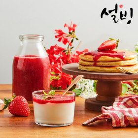 상품 이미지: 설빙 맛있는 딸기청1kg x2개