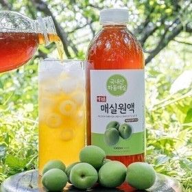 상품 이미지: 예가촌 매실청 매실원액 매실액기스 진하게 숙성한 매실 발효액 1000ml 액상과당 무첨가
