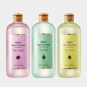 상품 이미지: AHC 허브솔루션 대용량 토너 500ml 1개(3종 중 택1)