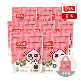 상품 이미지: (신선집중) 광천김 카카오 어피치 김자반 40g 8봉+장바구니 랜덤증정 /김가루 주먹밥