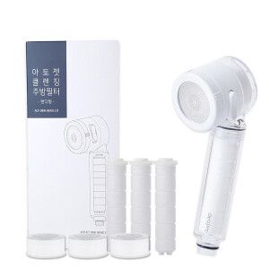 상품 이미지: 주방 3단분사 주방수전 SET 필터 녹물필터 / 클렌징 핸디형 본품1+바디필터3+헤드3