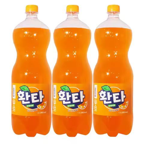 상품 이미지: 환타 오렌지 1.5L x 3펫 / 탄산음료 음료수
