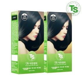 상품 이미지: TS 더착한염색 120g 2개 (자연흑색/자연흑갈색/연한갈색 중 택1)