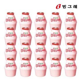 상품 이미지: ((주) 빙그레)빙그레 딸기맛우유 240ml 20개 (아이스박스포장)