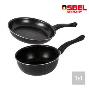 상품 이미지: 오스벨 후라이팬 궁중팬 세트 팬20+궁중20cm 정가 35000원 반값특가/국내생산 독일 브랜드