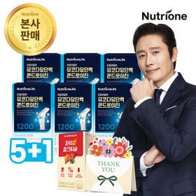 상품 이미지: 관절연골엔 뮤코다당단백 콘드로이친 1200 5+1박스(+밀크씨슬X쇼핑백X감사카드증정) 기능성인정 관절 뼈건강