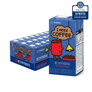 상품 이미지: 연세우유 콜드브루 커피우유 멸균우유 190ml x 24팩