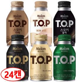 상품 이미지: TOP 캔커피 마스터라떼 275ml x24캔 6종 고르기~