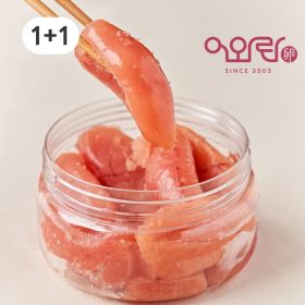 상품 이미지: 명란젓 저염 무색소 명란 못난이 파지 백명란 2통 400g 1+1 행사중 총 800g