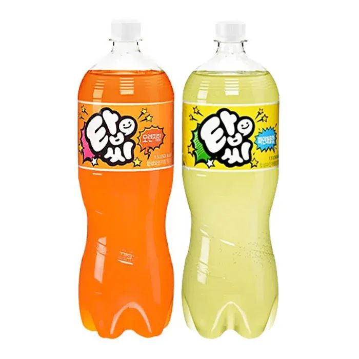 상품 이미지: 탑씨 1.5L) 오렌지 6펫 + 파인애플 6펫 / 음료수 탄산음료