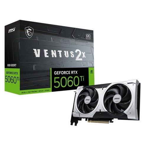 상품 이미지: MSI 지포스 RTX 5060 Ti 벤투스 2X OC 플러스 D7 8GB