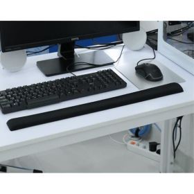 상품 이미지: 롱 키보드 손목 보호대 마우스 패드 받침대 블랙59cm