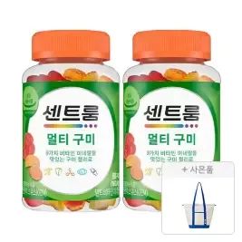 상품 이미지: 센트룸 멀티비타민 멀티구미 80구미, 2개 + 증정(보냉백, 1개)