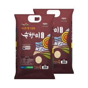 상품 이미지: 발안 농협 수향미 8kg(4kg+4kg) 25년 햅쌀 상등급