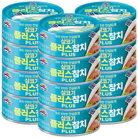 상품 이미지: [사조공식샵]살코기 플러스 참치100g*12개