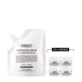 상품 이미지: (롯데백화점)(6) 키엘 수분 장벽 크림 리필 파우치 150ml 세트 (+28ml 정품용량)