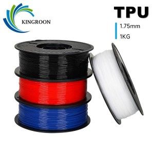 상품 이미지: KINGROON 3D 프린터 필라멘트 TPU 1KG 1.75mm 부드럽고  3D 인쇄 재료 높은 탄력성 TPU 플라스틱 순중량 1k