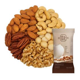 상품 이미지: (신선집중) HBAF 바프 먼투썬 하루견과 순수담은 100봉 (20G X 100EA)