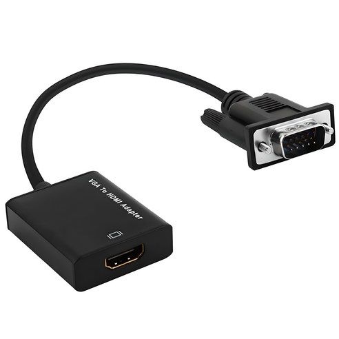 상품 이미지: 넥스트링크 케이블 타입 VGA to HDMI 컨버터