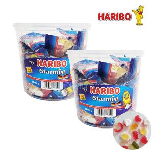 상품 이미지: 하리보 스타믹스 젤리 1kg X 2 하리보젤리 수입젤리